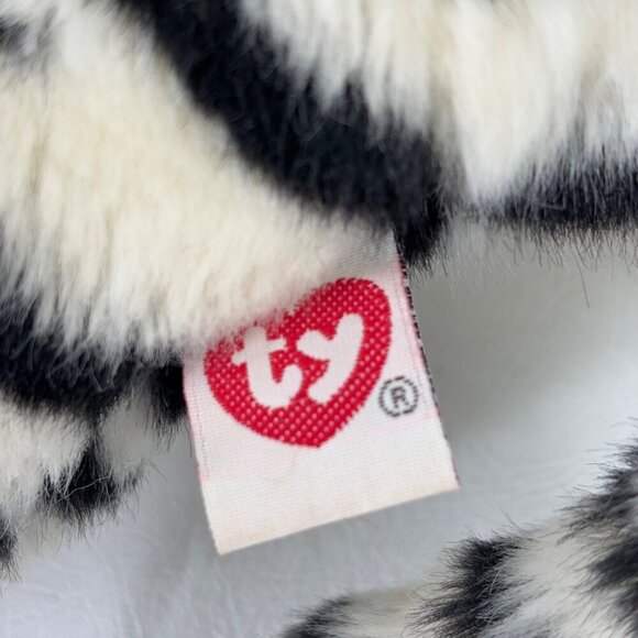 Ty Classic Streaks White Siberian Tiger Plush Stuffed Animal Toy Vintage 2003 - Picture 10 of 13